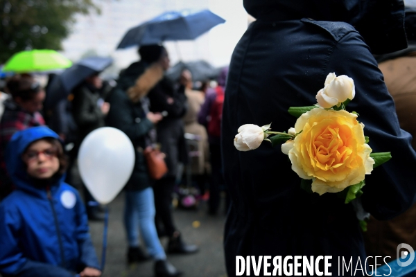 Marche blanche en hommage à Christine Renon