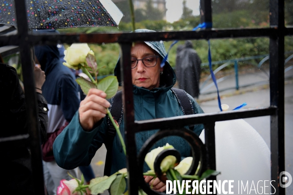 Marche blanche en hommage à Christine Renon