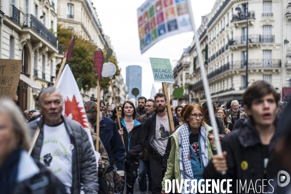 Marche entre gonesse et matignon, contre le projet europacity.