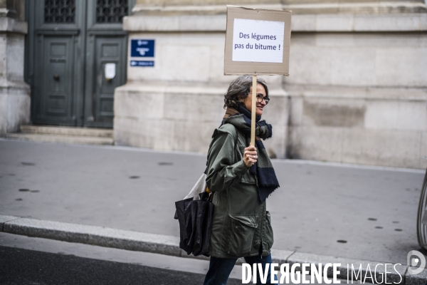 Marche entre gonesse et matignon, contre le projet europacity.
