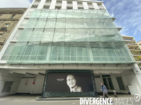 Hommage a jacques chirac au siege des republicains