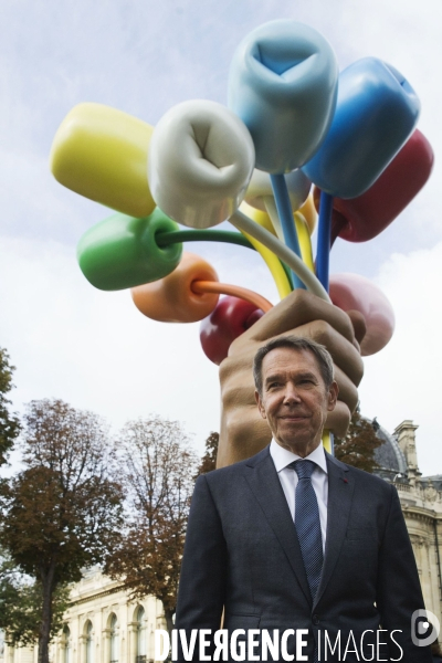 Inauguration du Bouquet de Tulipe de Jeff KOONS.