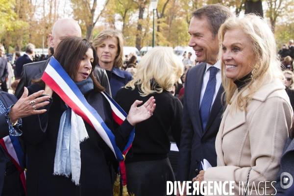 Inauguration du Bouquet de Tulipe de Jeff KOONS.