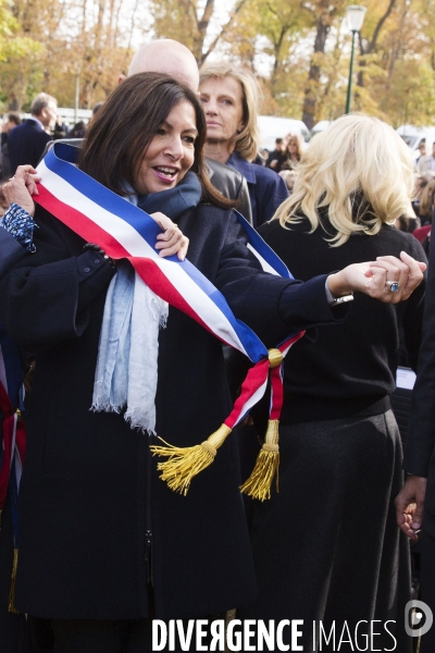 Inauguration du Bouquet de Tulipe de Jeff KOONS.