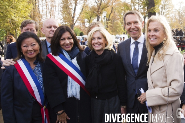 Inauguration du Bouquet de Tulipe de Jeff KOONS.