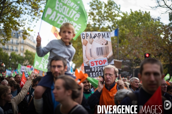 Manifestation contre la PMA