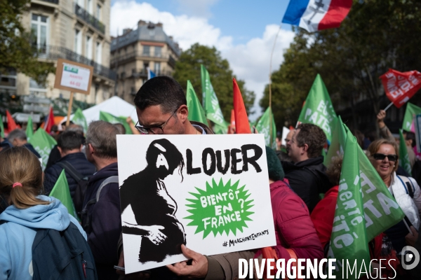 Manifestation contre la PMA