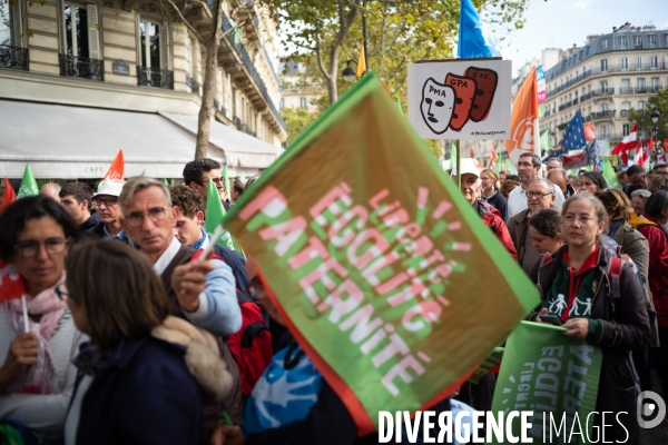 Manifestation contre la PMA