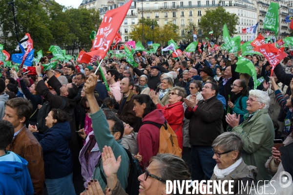 Manifestation contre la PMA sans père et la GPA