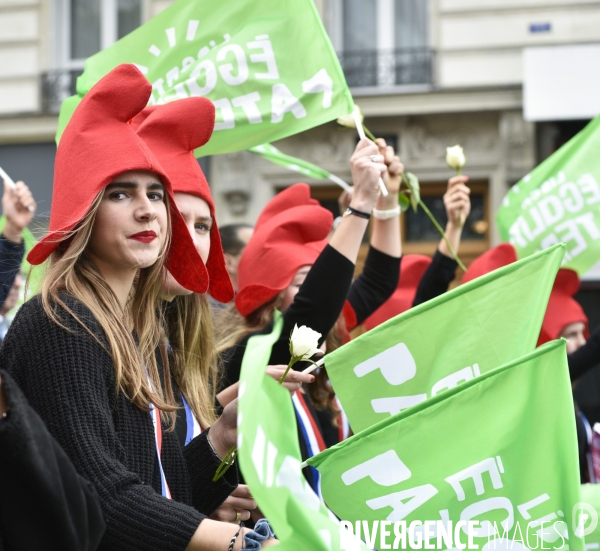 Manif pour tous LMPT 2019 à Paris. Event for all.