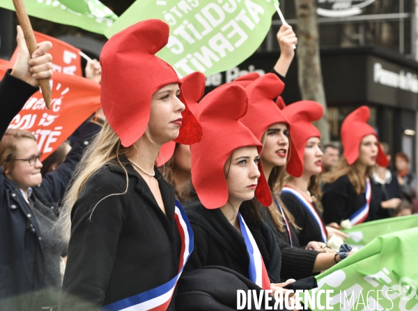 Manif pour tous LMPT 2019 à Paris. Event for all.