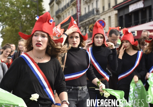 Manif pour tous LMPT 2019 à Paris. Event for all.