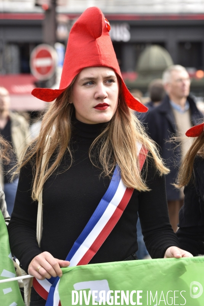 Manif pour tous LMPT 2019 à Paris. Event for all.