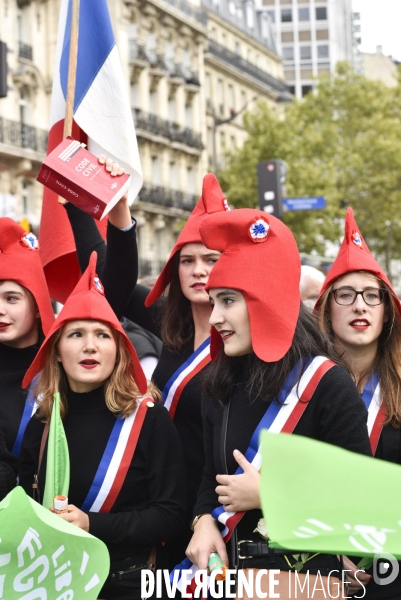 Manif pour tous LMPT 2019 à Paris. Event for all.