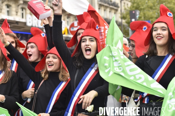 Manif pour tous LMPT 2019 à Paris. Event for all.