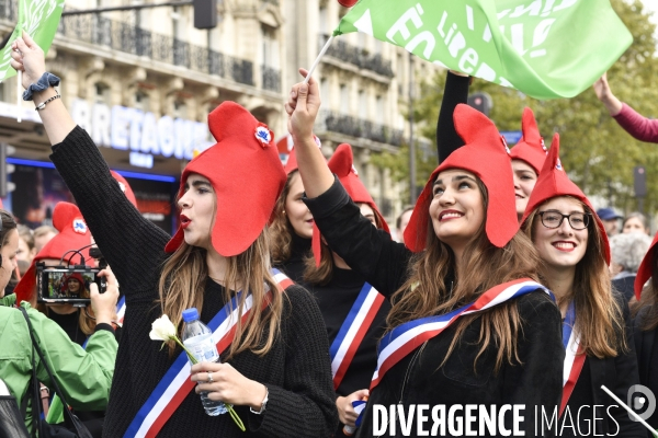 Manif pour tous LMPT 2019 à Paris. Event for all.