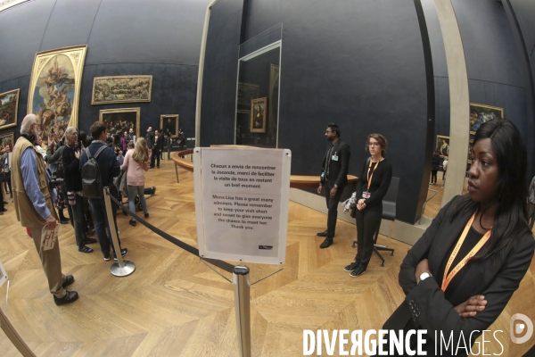 La joconde retrouve sa place au louvre