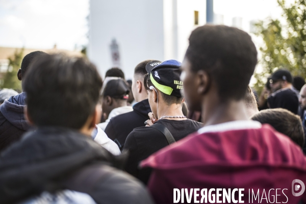 Rassemblement en hommage a ibrahima, decede apres un accident de moto a villiers-le-bel.