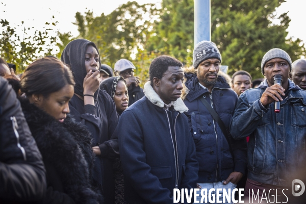 Rassemblement en hommage a ibrahima, decede apres un accident de moto a villiers-le-bel.