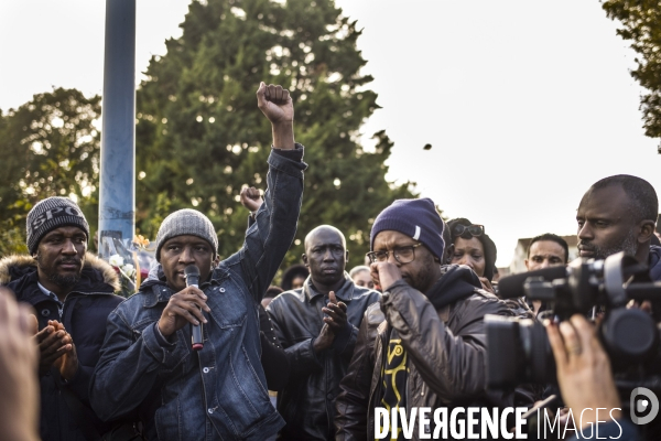 Rassemblement en hommage a ibrahima, decede apres un accident de moto a villiers-le-bel.