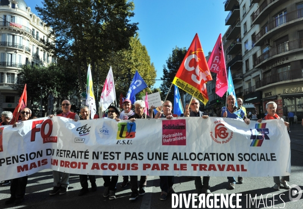 Manifestation des retraités