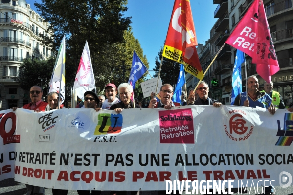 Manifestation des retraités