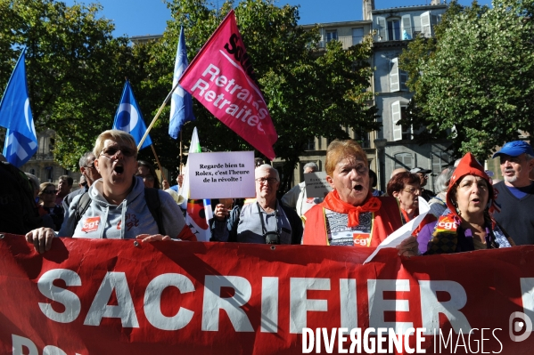 Manifestation des retraités