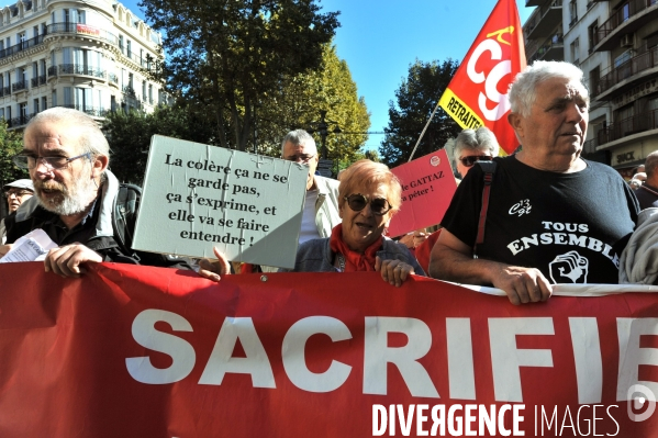 Manifestation des retraités