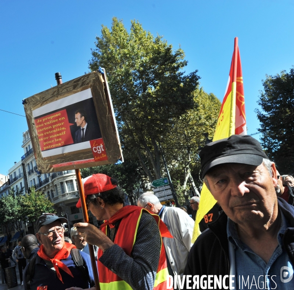 Manifestation des retraités