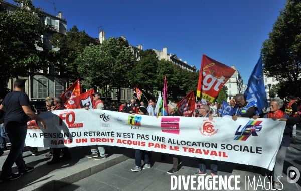 Manifestation des retraités