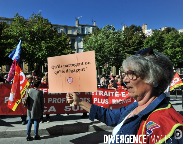 Manifestation des retraités