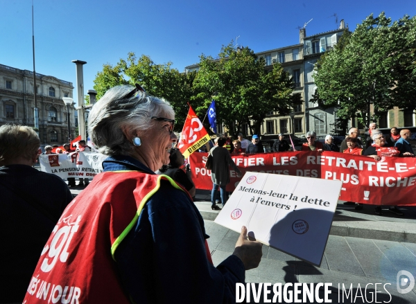 Manifestation des retraités