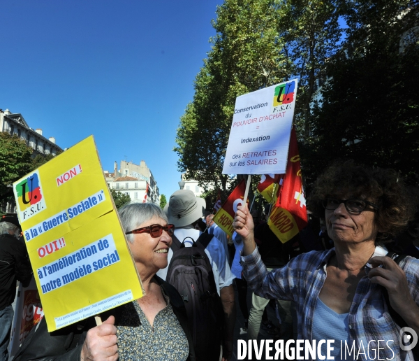 Manifestation des retraités