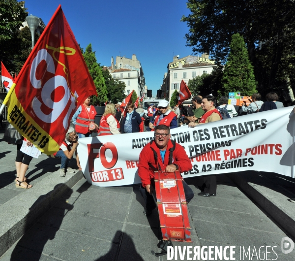 Manifestation des retraités