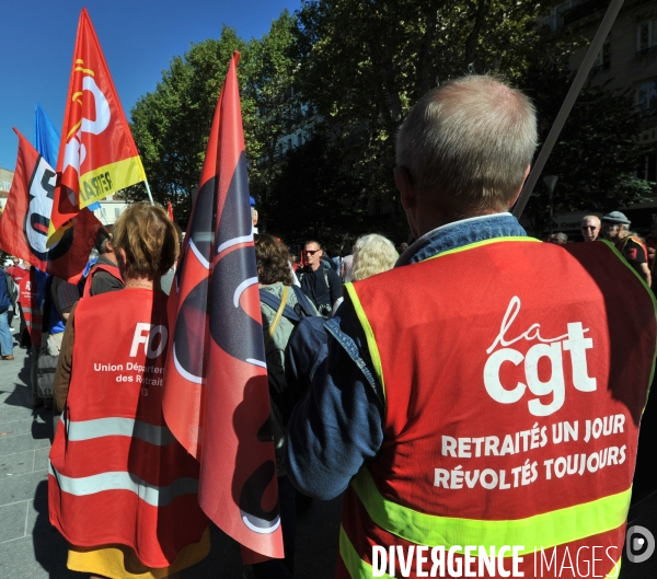 Manifestation des retraités