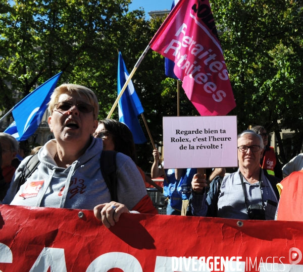 Manifestation des retraités