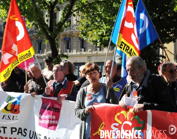 Manifestation des retraités