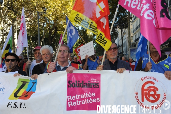 Manifestation des retraités