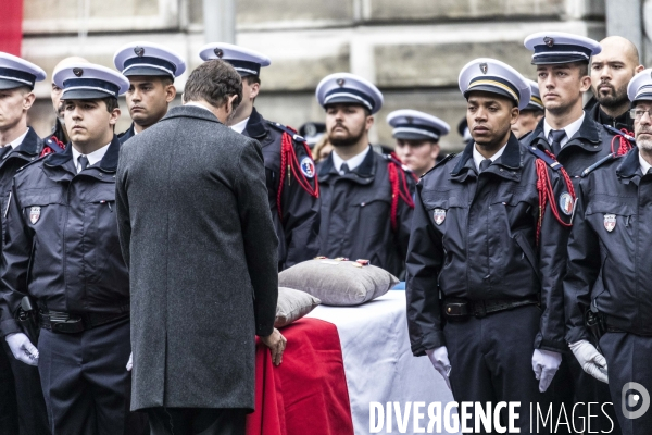 Hommage aux victimes de l attaque du 4 octobre 2019