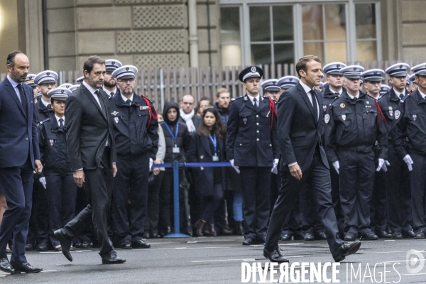 Hommage aux victimes de l attaque du 4 octobre 2019