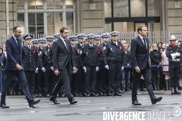 Hommage aux victimes de l attaque du 4 octobre 2019