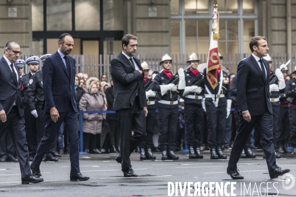 Hommage aux victimes de l attaque du 4 octobre 2019