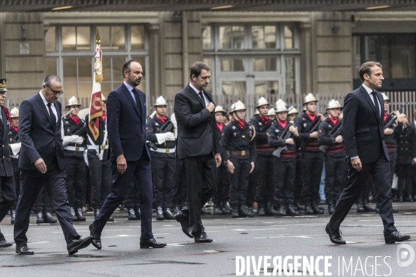 Hommage aux victimes de l attaque du 4 octobre 2019