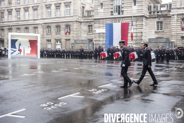 Hommage aux victimes de l attaque du 4 octobre 2019