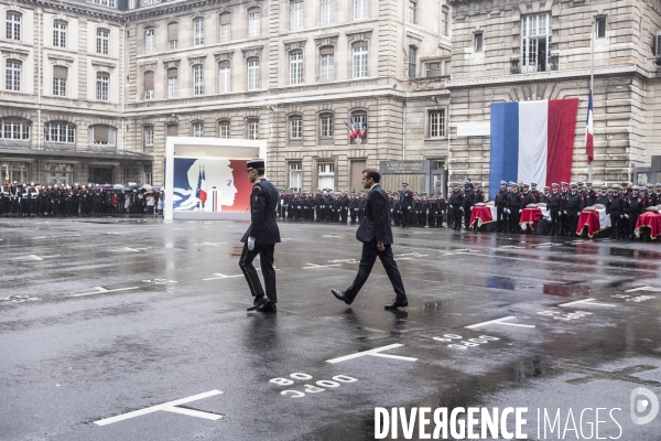 Hommage aux victimes de l attaque du 4 octobre 2019