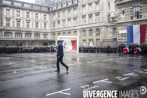 Hommage aux victimes de l attaque du 4 octobre 2019