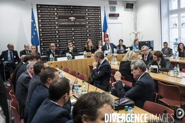 Christophe Castaner devant la commission des lois.