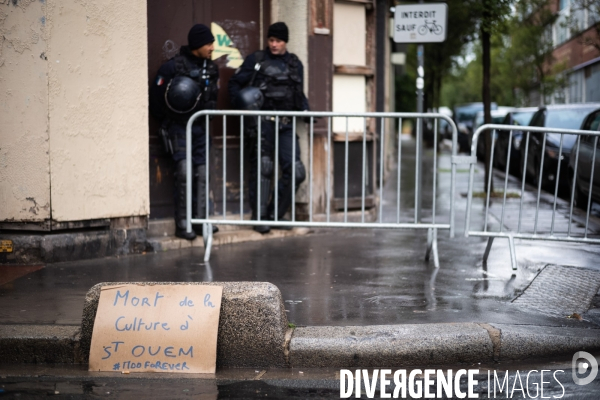 Saint-Ouen - Expulsion de Mains d Oeuvres