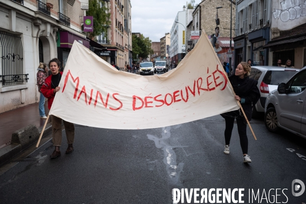 Saint-Ouen - Expulsion de Mains d Oeuvres