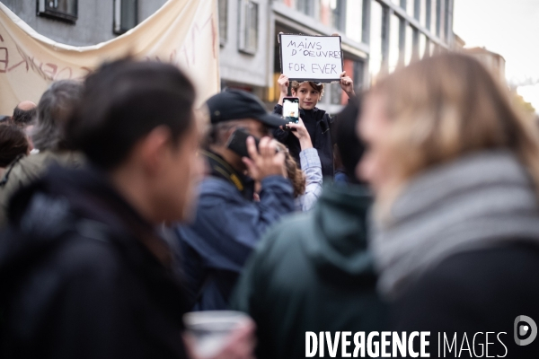 Saint-Ouen - Expulsion de Mains d Oeuvres